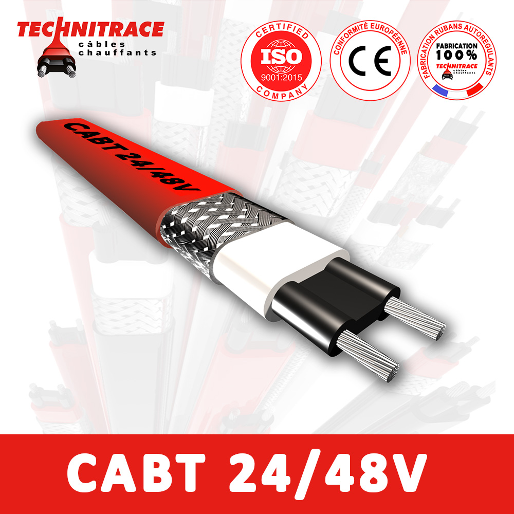 Câble chauffant autorégulant CABT 24-48 V – TECHNITRACE