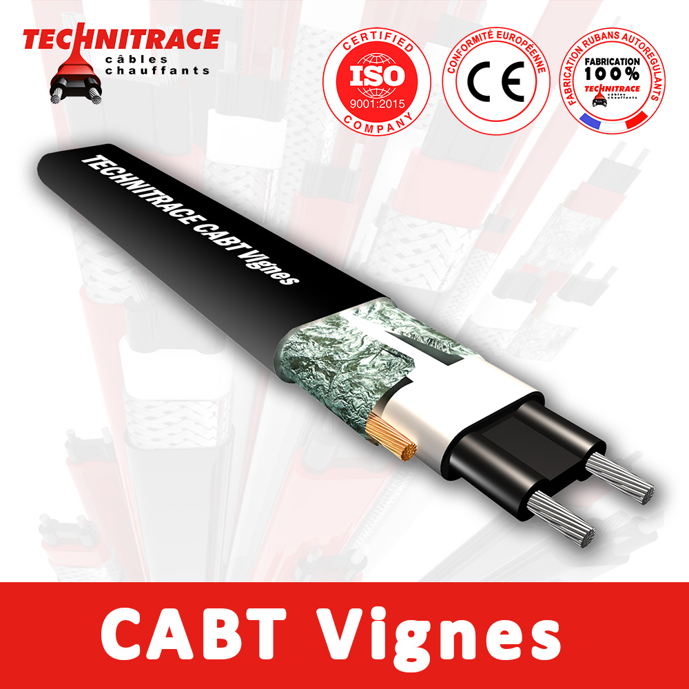 Câble chauffant autorégulant CABT Vignes – TECHNITRACE