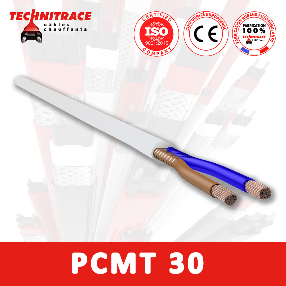 Câble chauffant autorégulant Puissance Constante PCMT 30 – TECHNITRACE